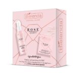 Crystal Glow Rose Quartz zestaw mgiełka do twarzy nawilżająco-rozświetlająca 200ml + kryształowy krem nawilżająco-rozświetlający 50ml