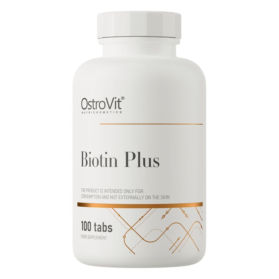 87869811741693552 Biotin Plus biotyna suplement diety 100 tabletek - obrazek 1