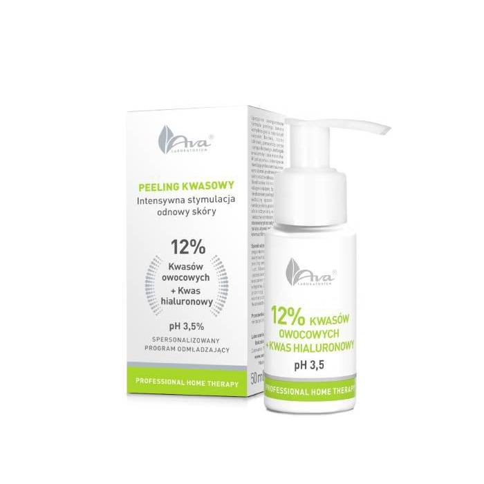 88080441675855933 Professional Home Therapy kwasy owocowe 12% + kwas hialuronowy 50ml - obrazek 1