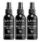 Matte Setting Spray Trio zestaw utrwalaczy do makijażu 3x60ml