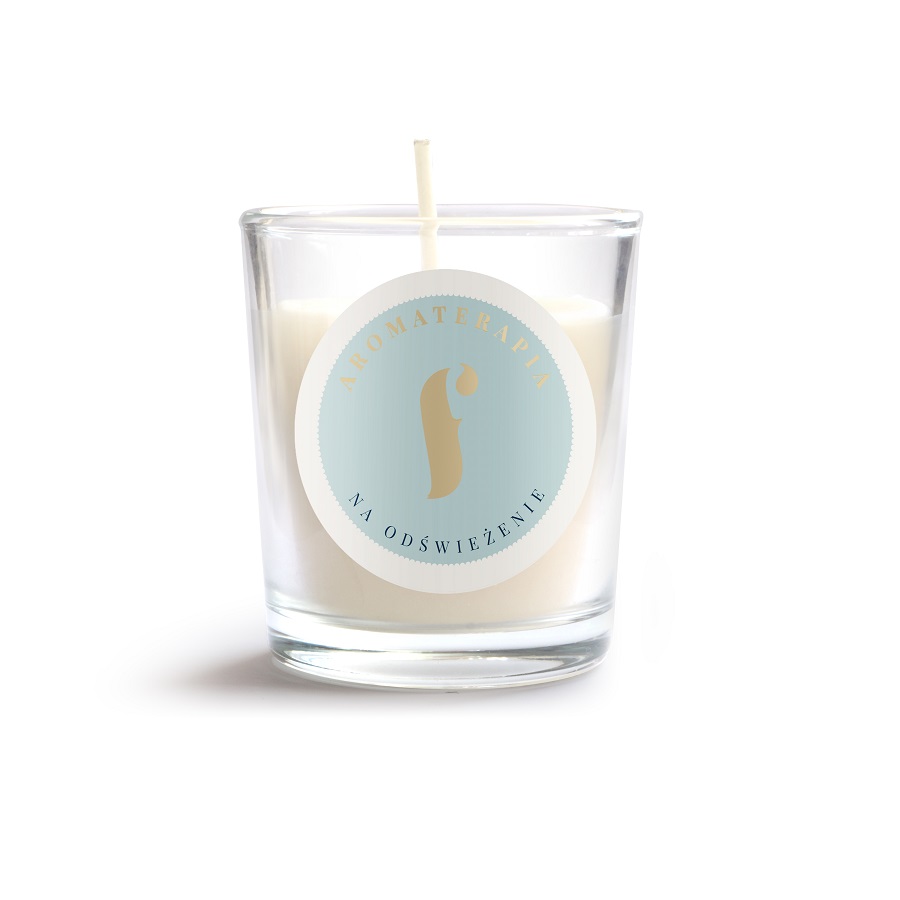 88132731687851690 Mała sojowa świeca do aromaterapii Na Odświeżenie 70g - obrazek 1