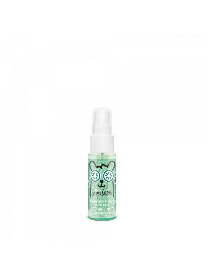 88161691645805966 MistLove łagodząca mgiełka do twarzy ciała i włosów Ogórek i Aloes 30ml - obrazek 1