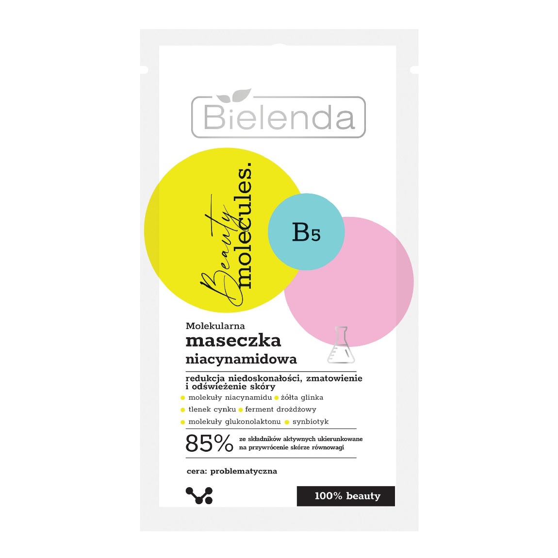88222081688728859 Beauty Molecules molekularna niacynamidowa maseczka 8g - obrazek 1