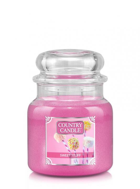 88327521642612214 Średnia świeca zapachowa z dwoma knotami Sweet Stuff 453g - obrazek 1