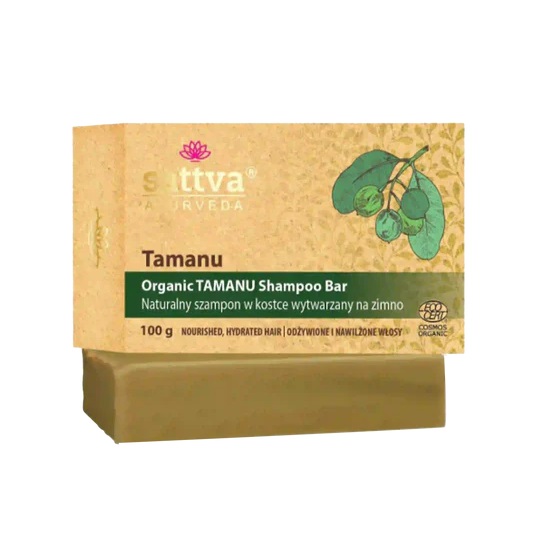 8842341749463647 Organiczny szampon w kostce Tamanu 100g - obrazek 1