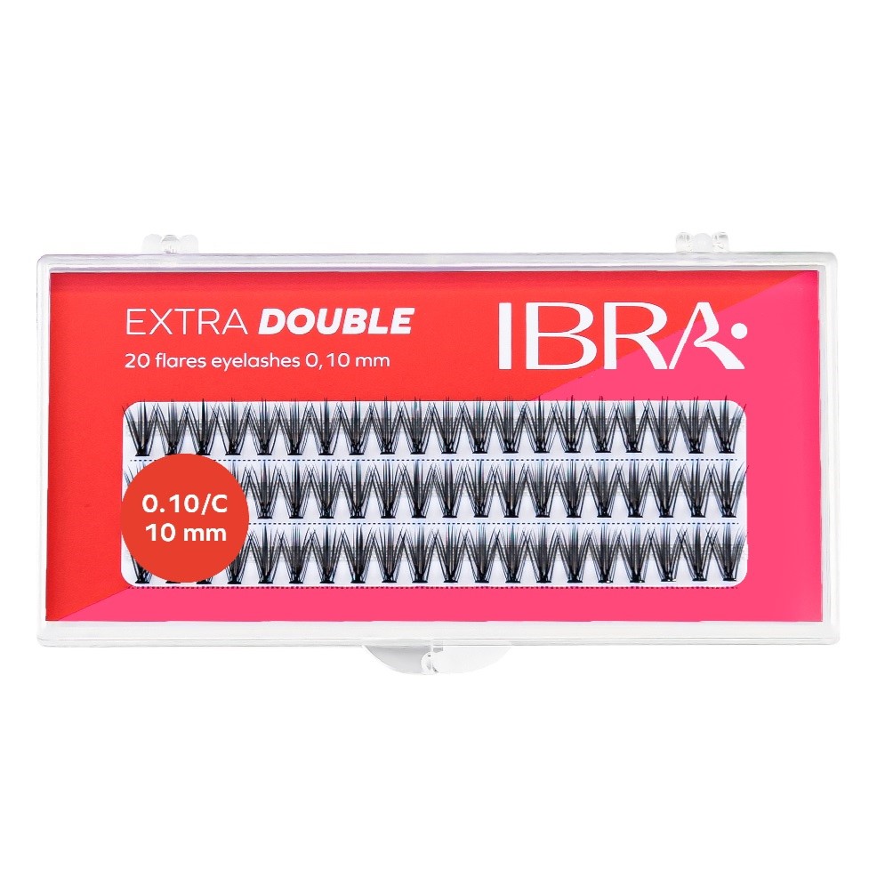 super natural Kępki sztucznych rzęs Extra Double Knot-Free C 0.10-10mm - obrazek 1