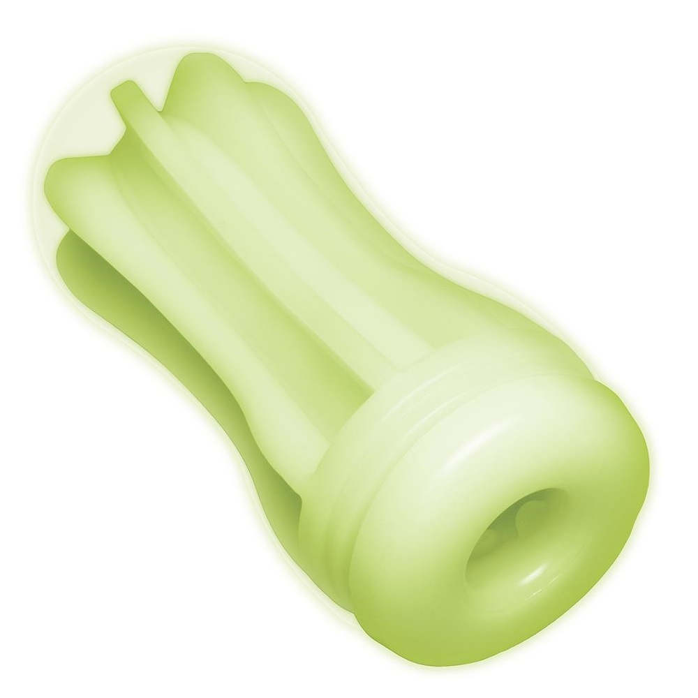 88563201707813691 Glow In The Dark Stroker Cup świecący w ciemności masturbator White - obrazek 1