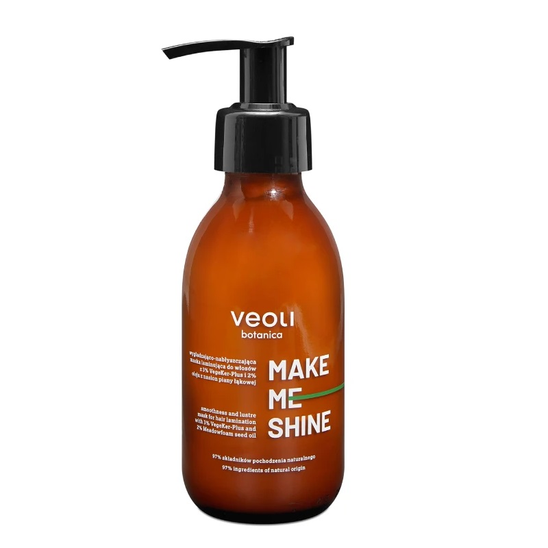 88571331709010587 Make Me Shine wygładzająco-nabłyszczająca maska laminująca do włosów 140ml - obrazek 1