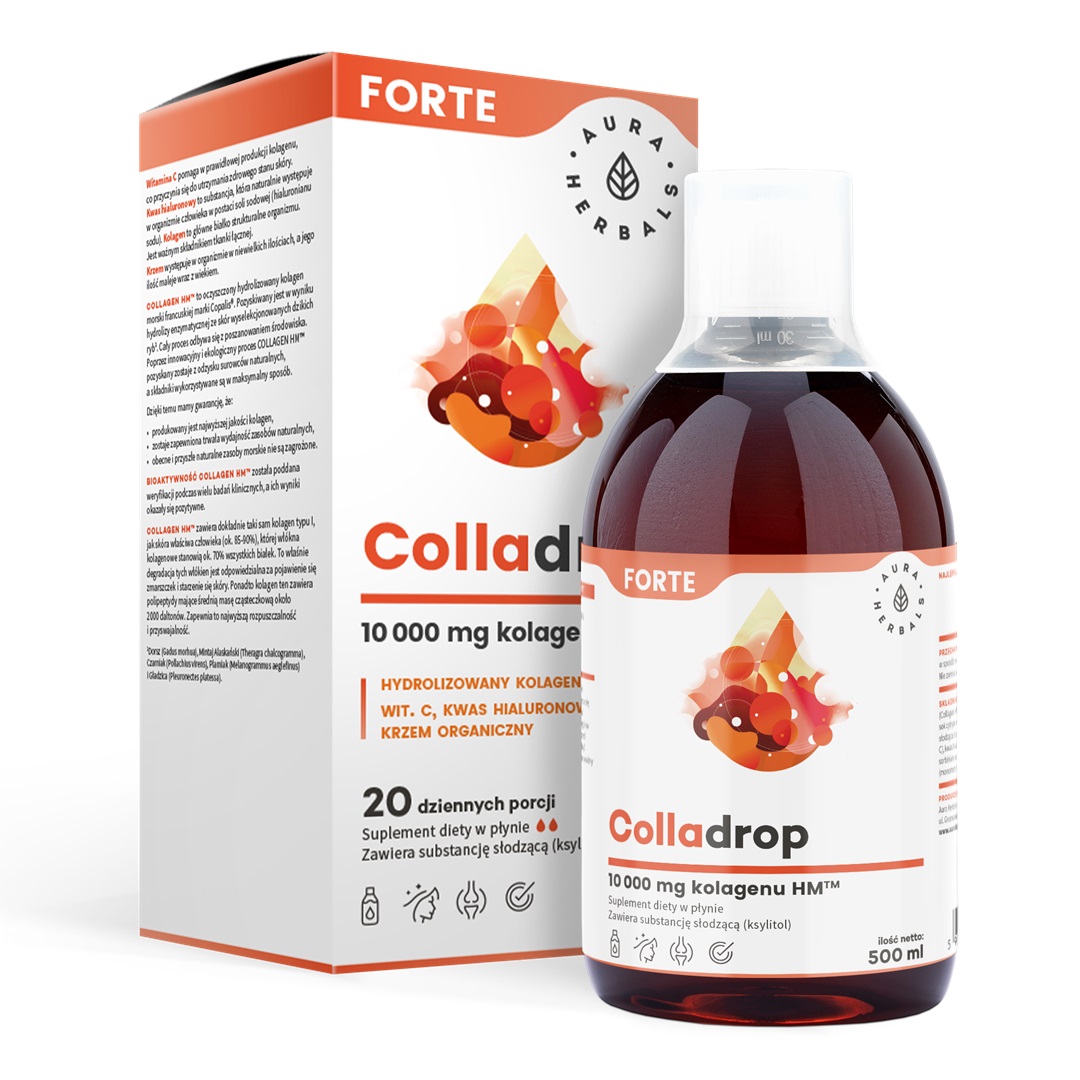 88611521752657230 Colladrop Forte kolagen morski 10000mg suplement diety w płynie 500ml - obrazek 1