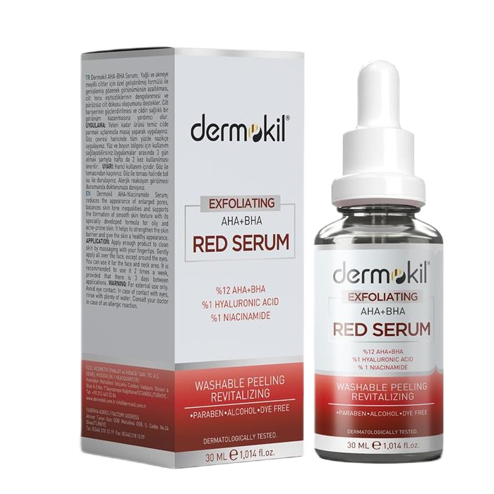 88685001724260230 Exfoliating Aha+Bha Niacinamide Red Serum złuszczające serum do twarzy 30ml - obrazek 1