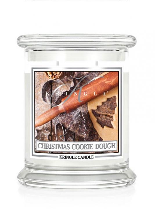 88694411642592982 Średnia świeca zapachowa z dwoma knotami Christmas Cookie Dough 411g - obrazek 1