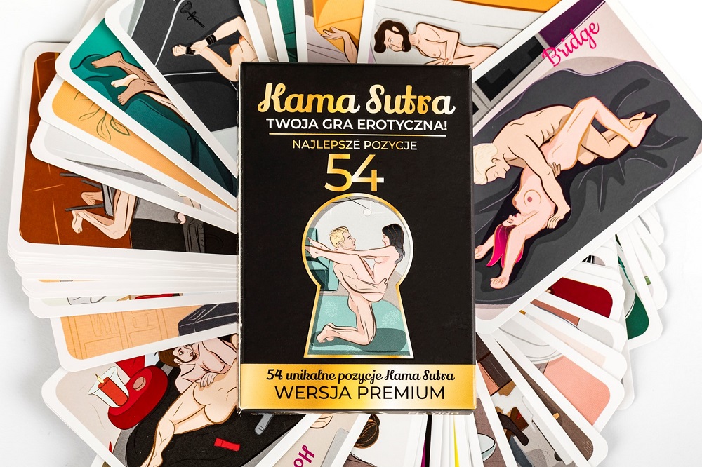 88912391645088666 Kama Sutra Premium karty do gry z 54 pozycjami - obrazek 1