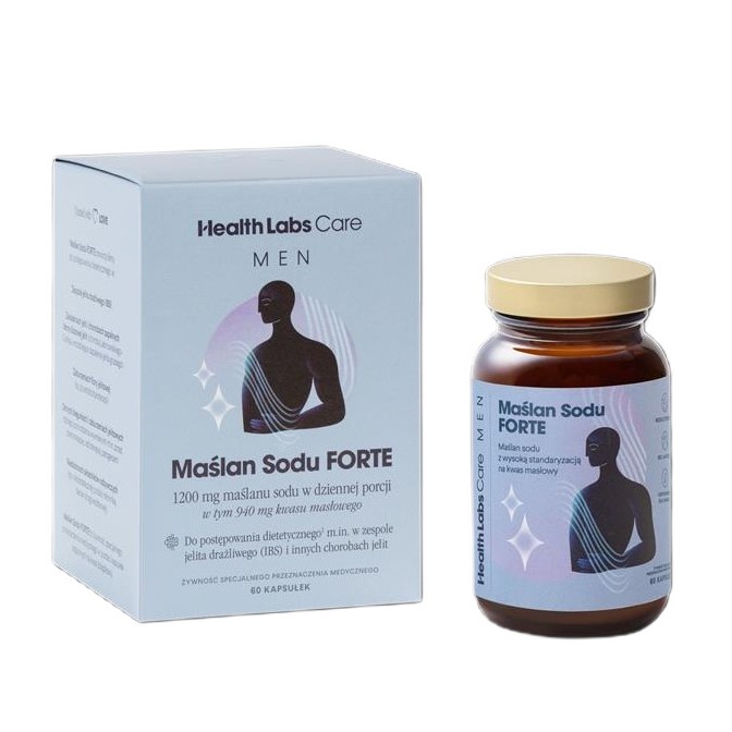 88925081758798203 Maślan Sodu Forte Men suplement diety 60 kapsułek - obrazek 1