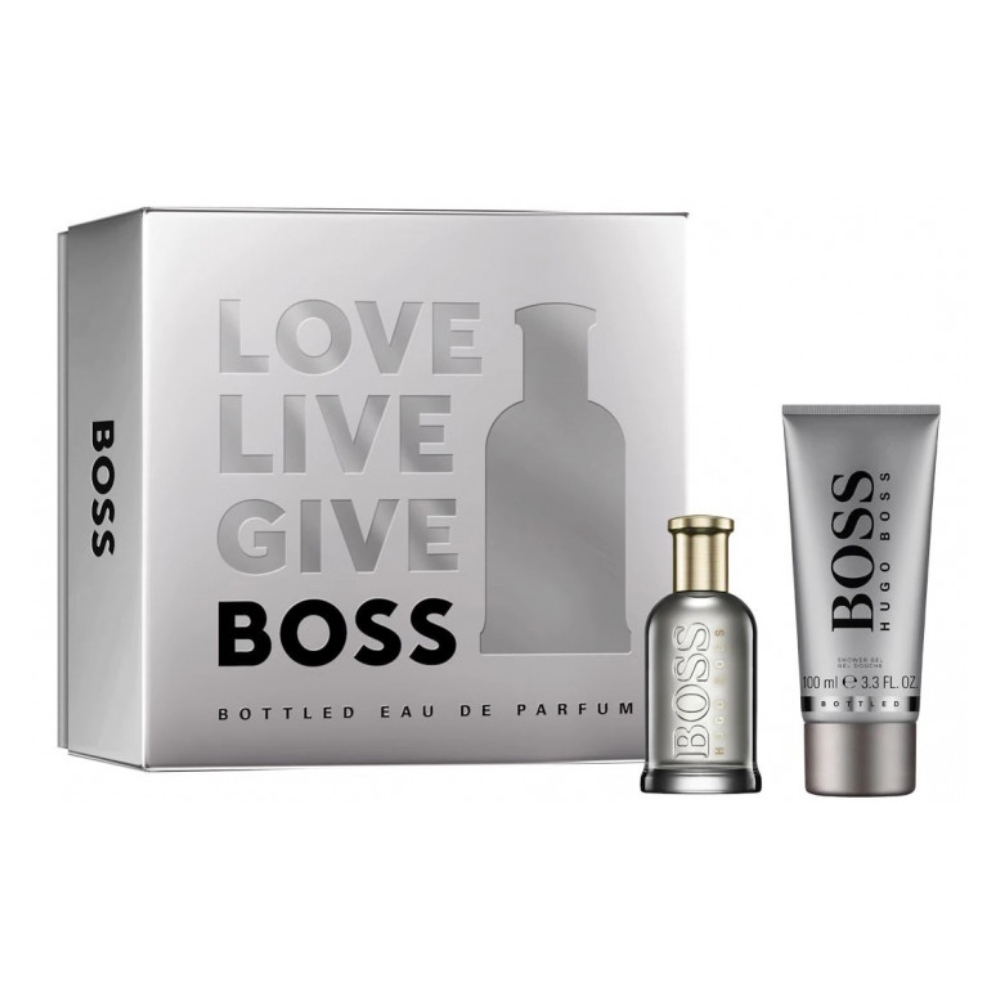 88977271694403417 Boss Bottled zestaw woda perfumowana spray 50ml + żel pod prysznic 100ml - obrazek 1