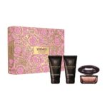 Crystal Noir zestaw woda perfumowana spray 50ml + balsam do ciała 50ml + żel pod prysznic 50ml