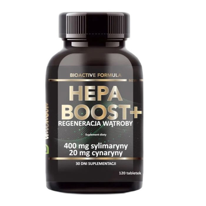 89121451710508818 Hepa Boost+ regeneracja wątroby suplement diety 120 tabletek - obrazek 1
