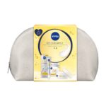 Q1 Elegance zestaw przeciwzmarszczkowy nawilżający krem na dzień SPF15 50ml + serum precyzyjny wypełniacz zmarszczek 15ml + kosmetyczka
