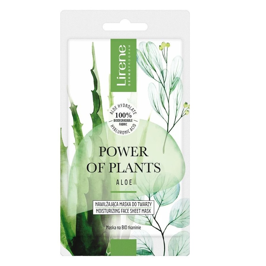 89335201699364099 Power of Plants nawilżająca maska do twarzy Aloes 17g - obrazek 1