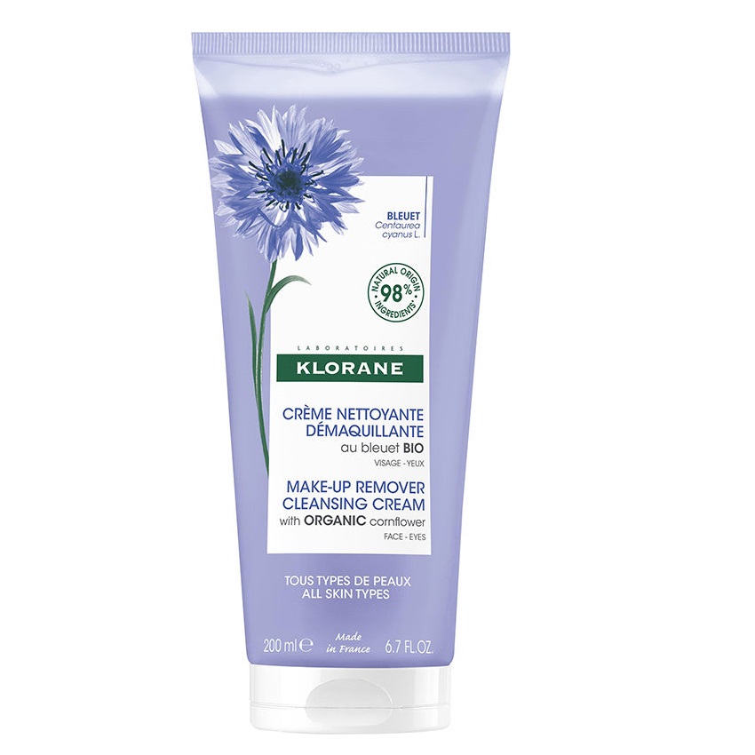 89336391753965173 Make-up Remover Cleansing Cream organiczny krem oczyszczający z chabrem 200ml - obrazek 1
