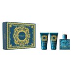 Eros zestaw woda toaletowa spray 50ml + żel pod prysznic 50ml + balsam po goleniu 50ml