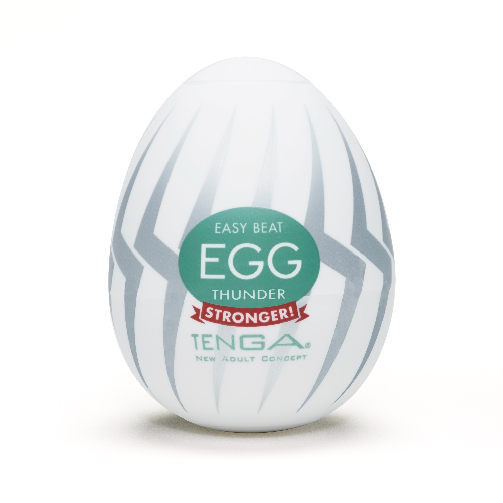 89350001625039283 Easy Beat Egg Thunder jednorazowy masturbator w kształcie jajka - obrazek 1