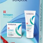 Kolagen i Elastyna zestaw przeciwzmarszczkowy krem tłusty na dzień i noc 50ml + pielęgnacyjny krem do rąk 75ml