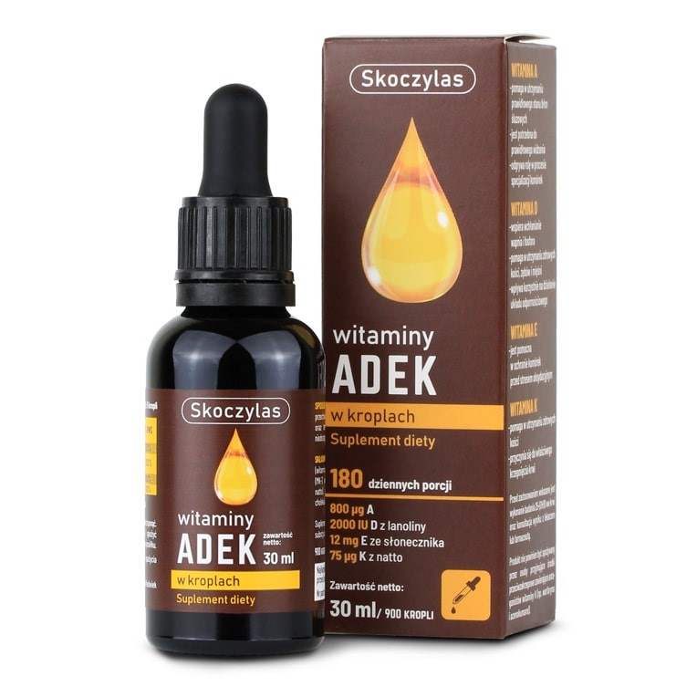 89421861742882892 Witaminy ADEK suplement diety w kroplach 30ml - obrazek 1