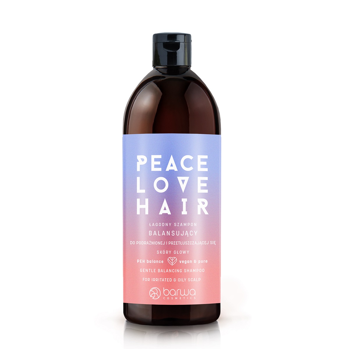 89463331678442462 Peace Love Hair łagodny szampon balansujący do podrażnionej i przetłuszczającej się skóry głowy 480ml - obrazek 1