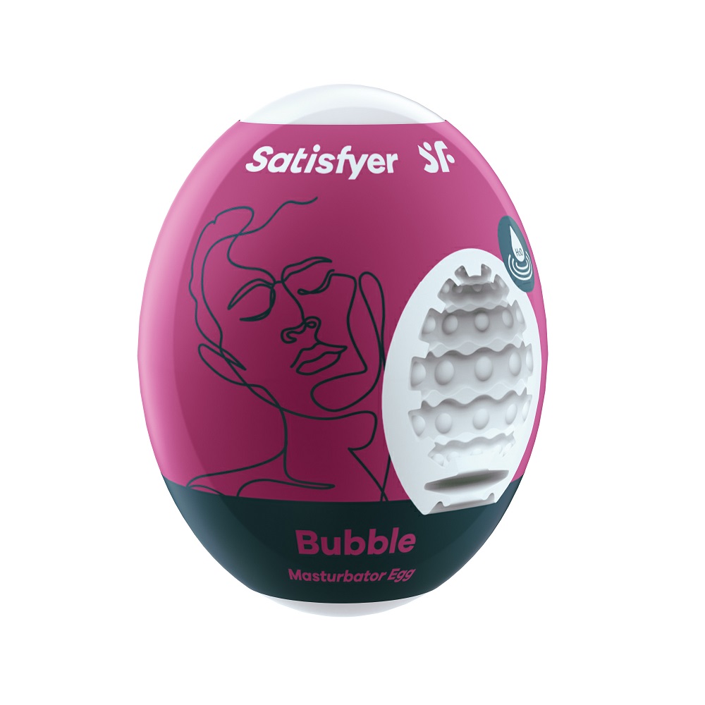 8947301646664748 Masturbator Egg masturbator w kształcie jajka Bubble - obrazek 1