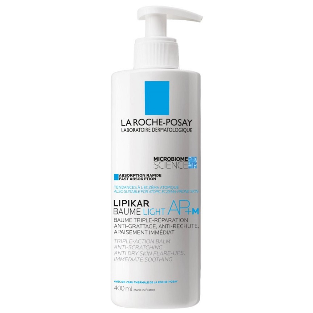 89667021744783800 Lipikar Baume Light AP+M lekki balsam do ciała przeciw swędzeniu i nawracającej suchości 400ml - obrazek 1