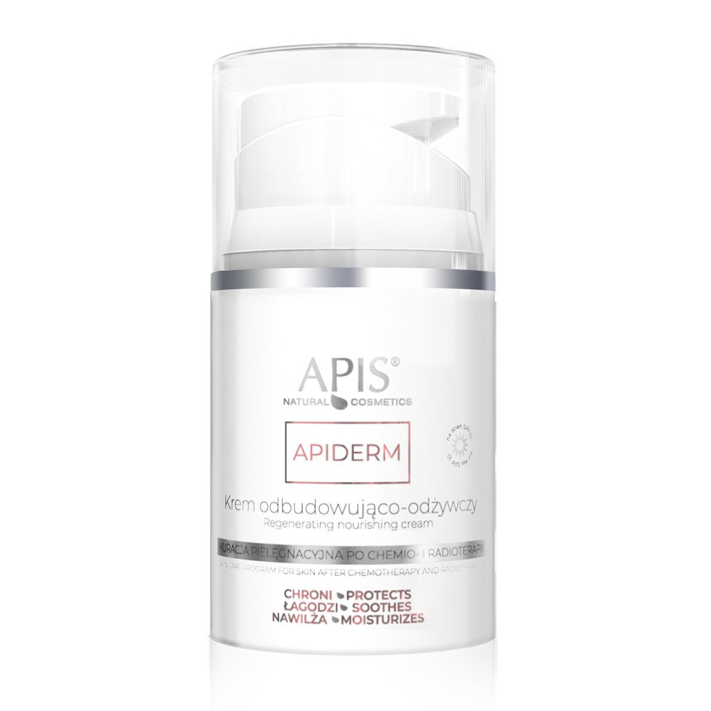 89696611698234130 Apiderm krem odbudowująco-odżywczy na dzień SPF10 50ml - obrazek 1
