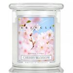 Średnia świeca zapachowa z dwoma knotami Cherry Blossom 411g