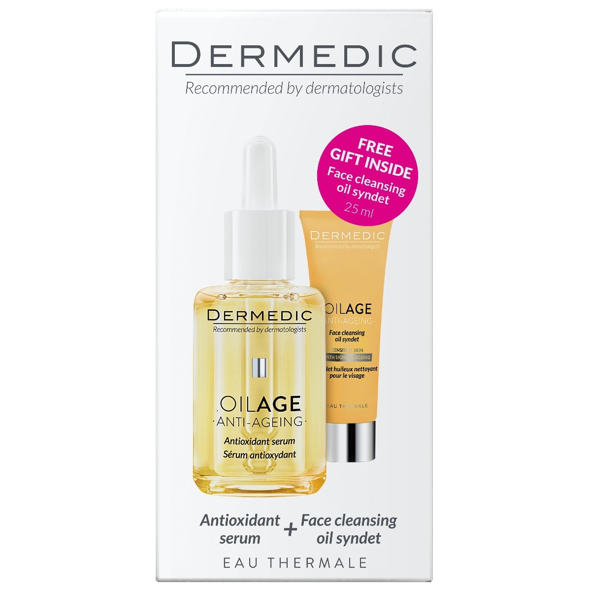 89712661662625229 Oliage zestaw serum antyoksydacyjne 30ml + olejowy syndet do mycia twarzy 25ml - obrazek 1
