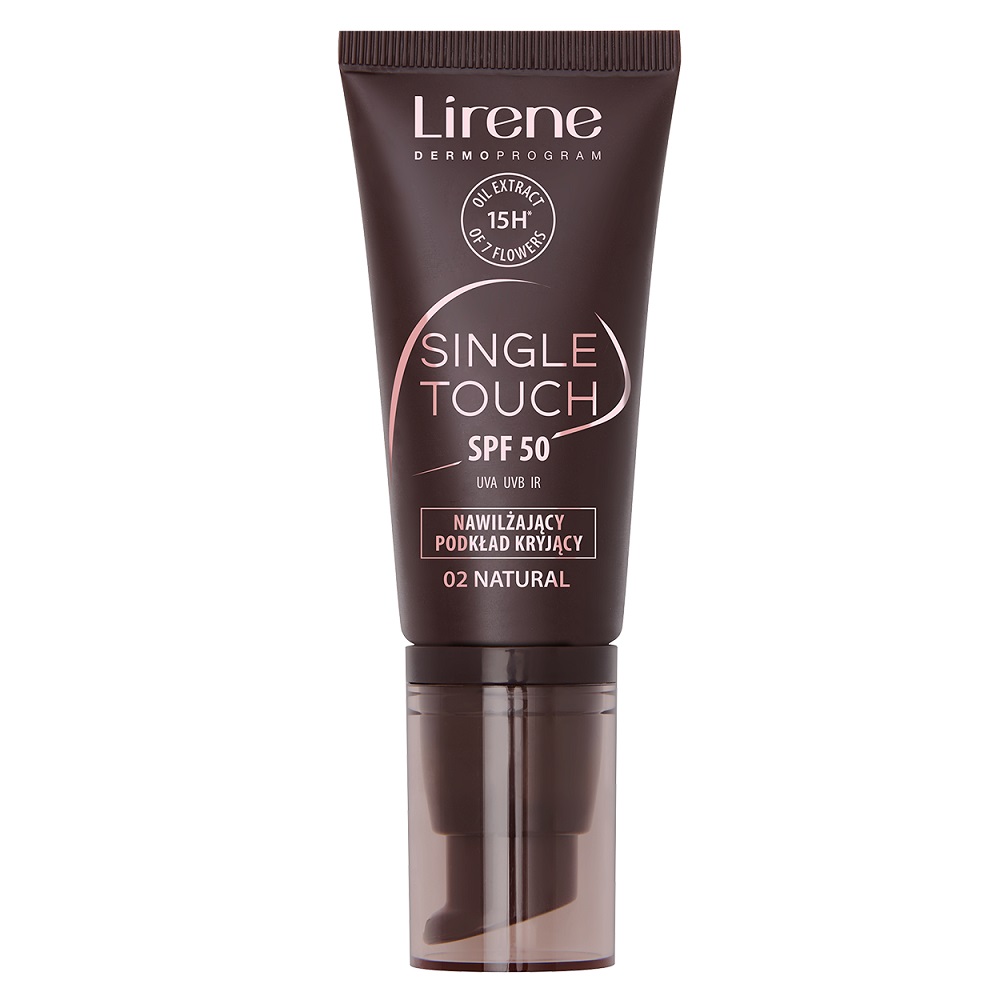 89775571730816235 Single Touch SPF50 nawilżający podkład kryjący 02 Natural 30ml - obrazek 1