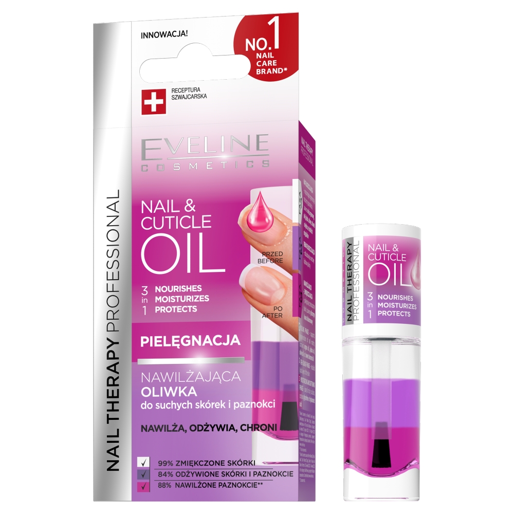 89781371728901017 Nail Therapy Professional nawilżająca oliwka do suchych skórek i paznokci 8ml - obrazek 1