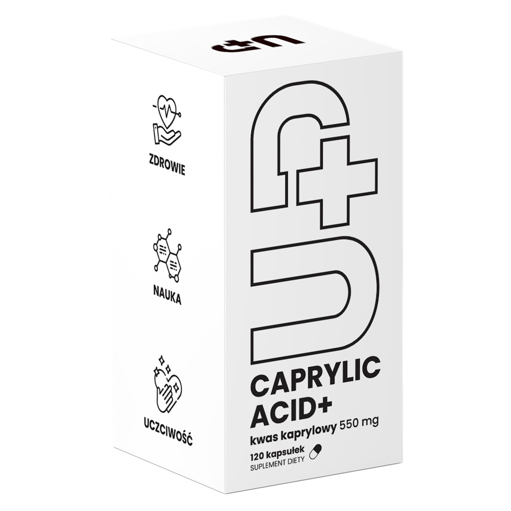 89785821750673305 Caprylic Acid+ UP kwas kaprylowy suplement diety 120 kapsułek - obrazek 1
