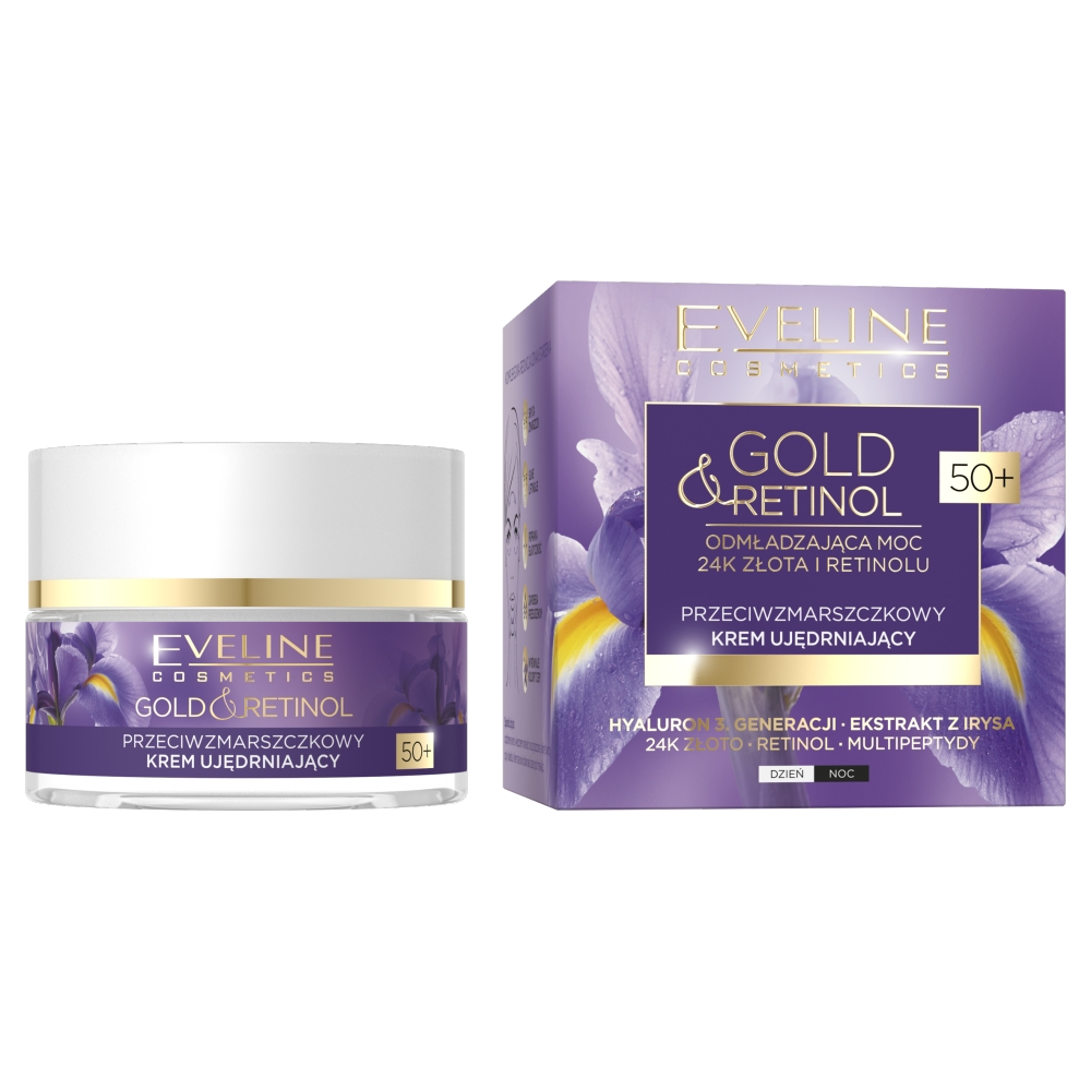 89802681700577525 Gold&Retinol przeciwzmarszczkowy krem ujędrniający 50+ 50ml - obrazek 1