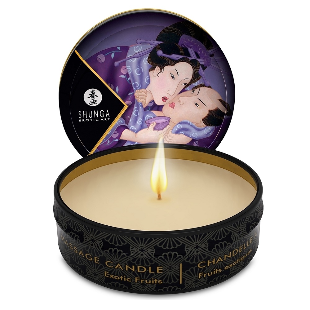 89850211632836132 Excitation Massage Candle świeca do masażu Exotic Fruits 30ml - obrazek 1