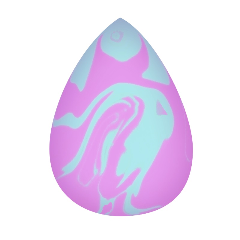 89859091649422279 Marble Make Up Sponge gąbeczka 3D do makijażu Marmurkowa - obrazek 1