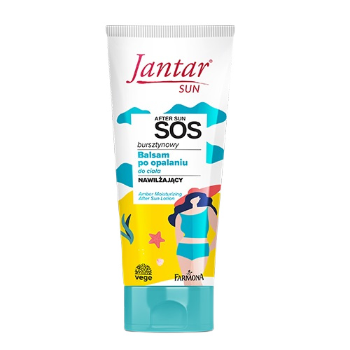 89877641715000677 Jantar Sun bursztynowy nawilżający balsam po opalaniu 200ml - obrazek 1