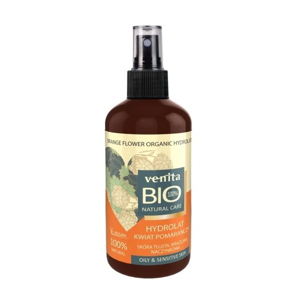 89955091584093018 Bio Natural Care Hydrolat skóra tłusta i wrażliwa naczynkowa Kwiat Pomarańczy 100ml - obrazek 1