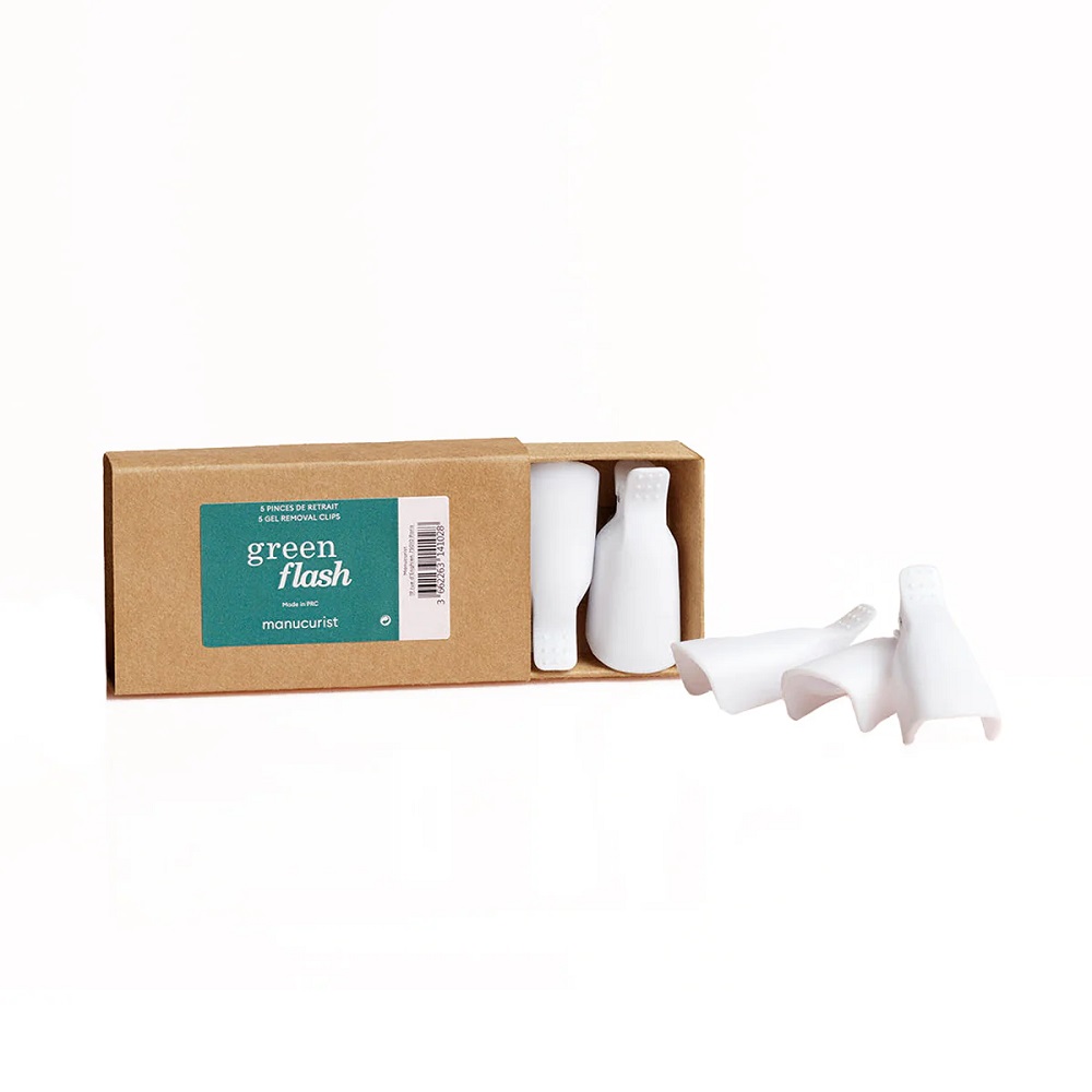 90028731768283706 Green Flash Removal Clips klipsy do usuwania lakierów 5szt - obrazek 1