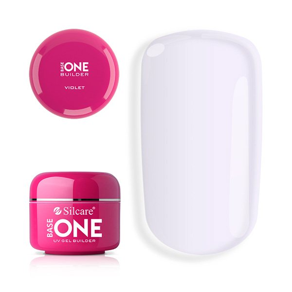 90045081695356760 Gel Base One żel budujący do paznokci Violet 30g - obrazek 1