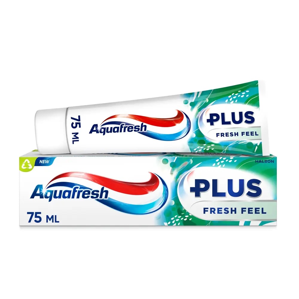 90137171741665888 Plus Fresh Feel pasta do zębów z fluorkiem 75ml - obrazek 1