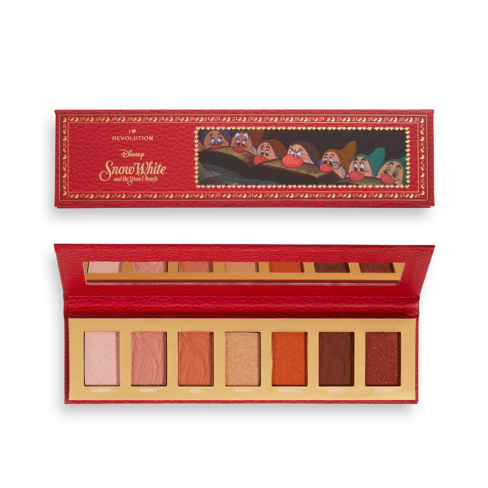90260401679998074 I Heart Revolution Disney Fairytale Books Mini Palette paleta cieni do powiek Seven Dwarfs 6.3g - obrazek 1