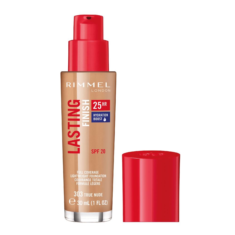 90418691690795989 Lasting Finish 25HR With Comfort Serum SPF20 długotrwały podkład z serum nawilżającym 303 True Nude 30ml - obrazek 1