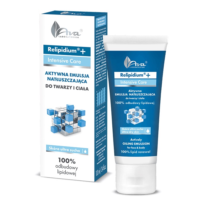 90462761682599094 Relipidium+ aktywna emulsja natłuszczająca do twarzy i ciała 100ml - obrazek 1