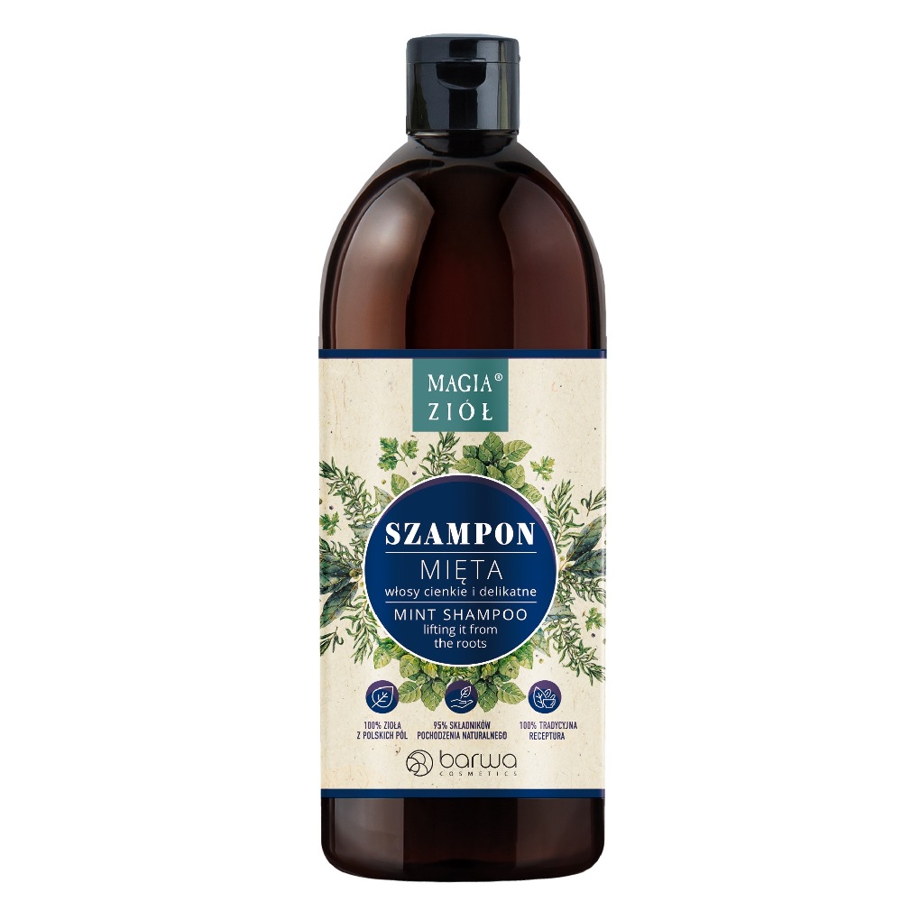 90464721658742492 Magia Ziół Mięta szampon do włosów 450ml - obrazek 1