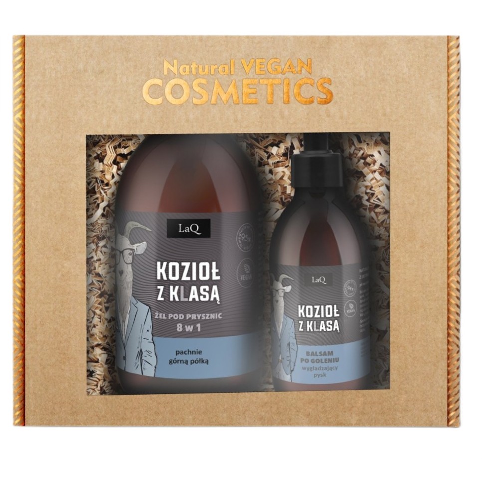 90544031754285283 Kozioł z Klasą zestaw żel pod prysznic 500ml + balsam po goleniu 150ml - obrazek 1