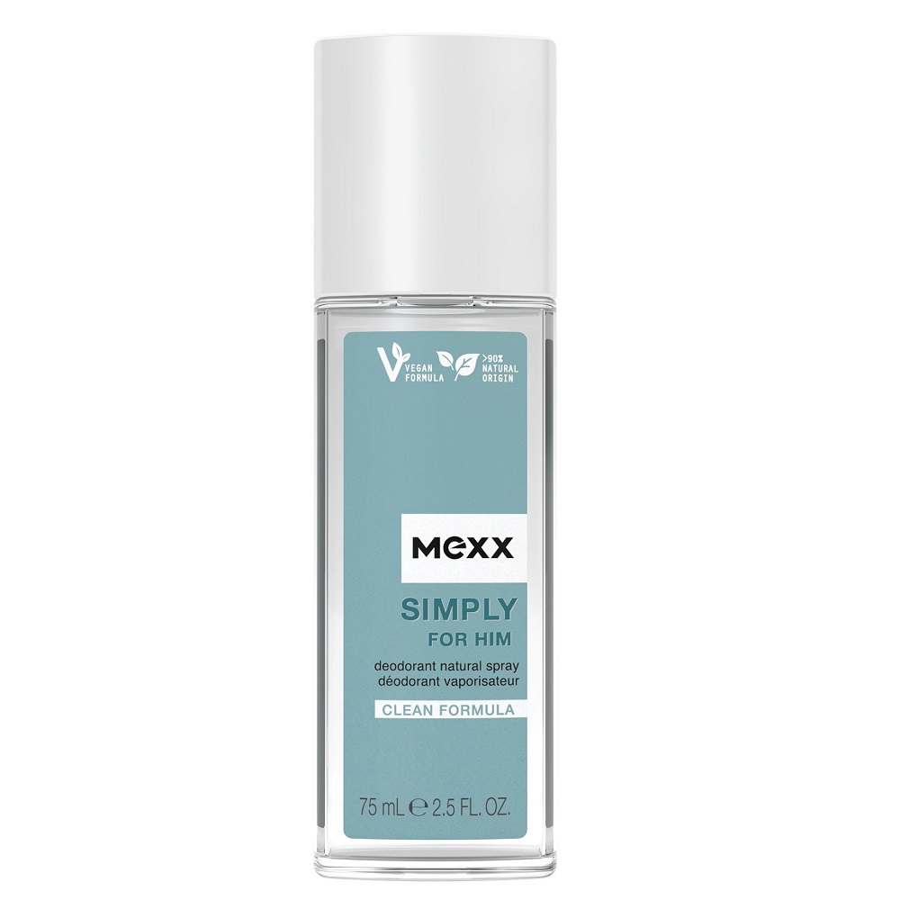 90545601677752330 Simply For Him dezodorant w naturalnym sprayu 75ml - obrazek 1